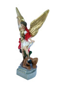 Statua San Michele Arcangelo Resina col. 20cm