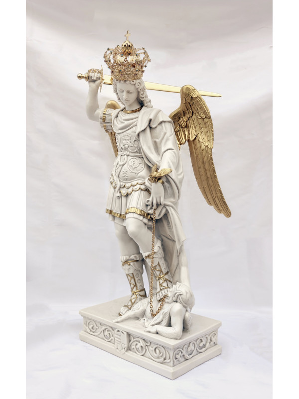 Statua San Michele Arcangelo 64cm e 130cm