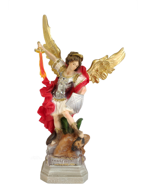 Statua San Michele Arcangelo 35 cm