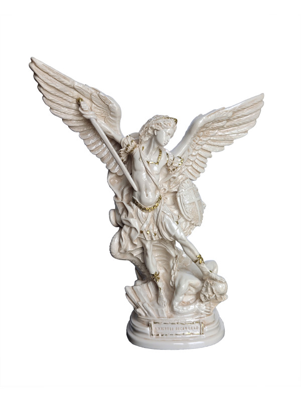 Statua San Michele Arcangelo Antichizzato 40cm