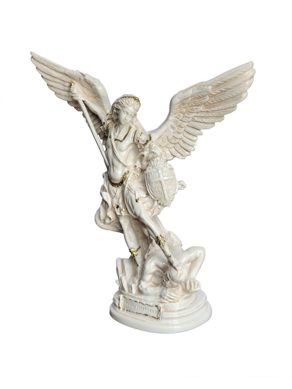 Statua San Michele Arcangelo Antichizzato 40cm