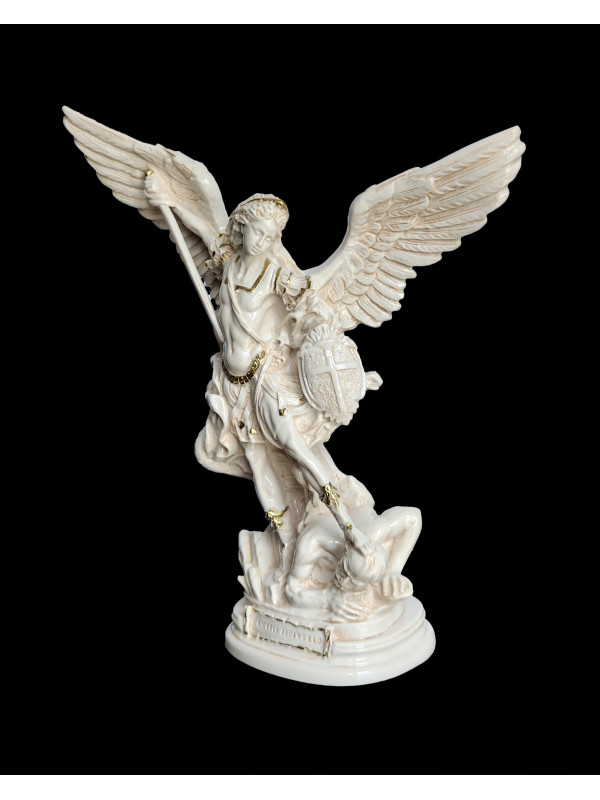Statua San Michele Arcangelo Capodimonte 40cm