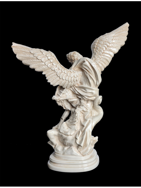 Statua San Michele Arcangelo Capodimonte 40cm