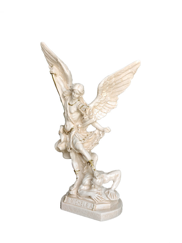 Statua San Michele Arcangelo Antichizzato 30cm