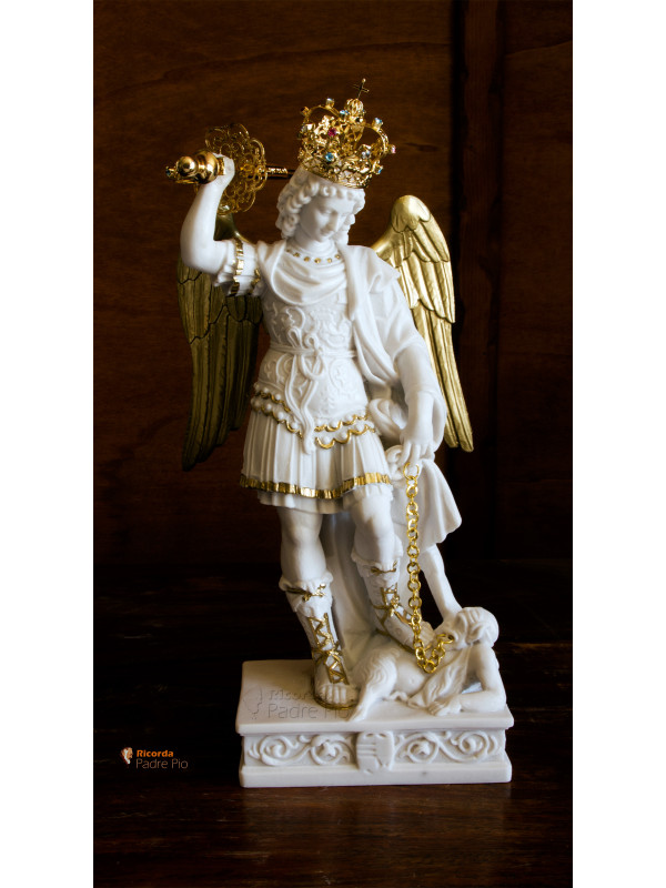 Statua San Michele Arcangelo 34cm