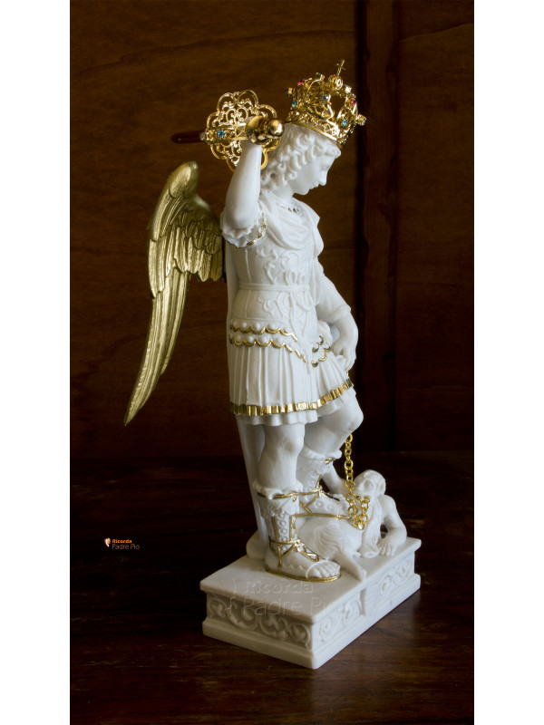 Statua San Michele Arcangelo 34cm