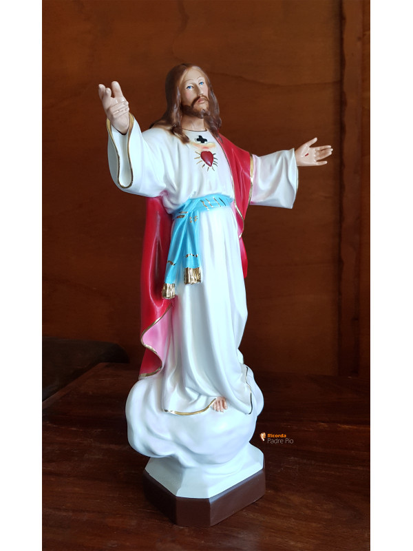 Statua Sacro Cuore di Gesù 45cm