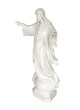 Statua Sacro Cuore di Gesù 85cm effetto Capodimonte