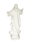 Statua Sacro Cuore di Gesù 85cm effetto Capodimonte