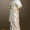 Statua Sacro Cuore di Gesù 50cm effetto invecchiato