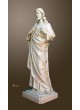 Statua Sacro Cuore di Gesù 50cm effetto invecchiato