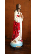 Statua Sacro Cuore di Gesù 60cm mani al petto