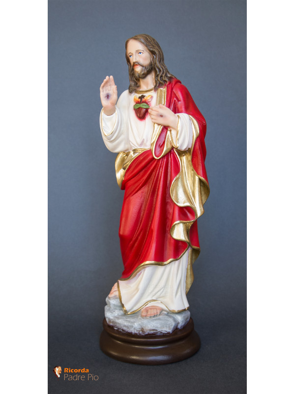 Statua Sacro Cuore di Gesù 30cm