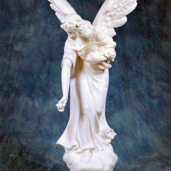 Angelo 'getta fiore' cm 80