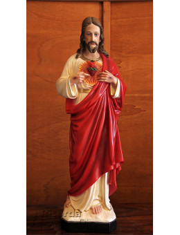 Statua Sacro Cuore di Gesù 80cm a 130cm