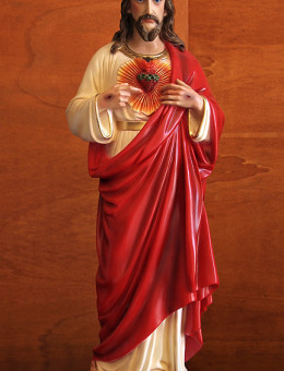 Statua Sacro Cuore di Gesù 80cm a 130cm