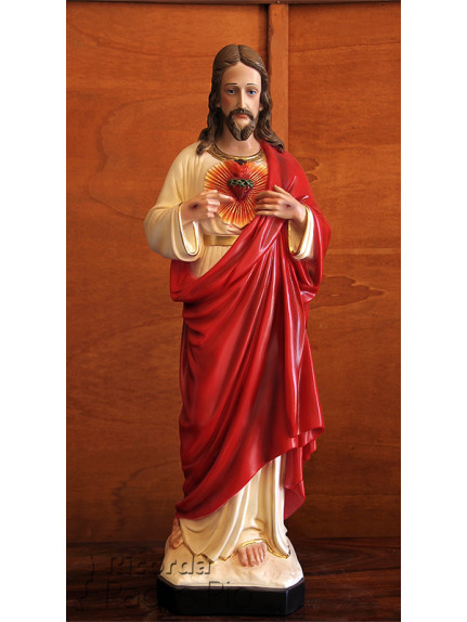 Statua Sacro Cuore di Gesù 80cm a 130cm