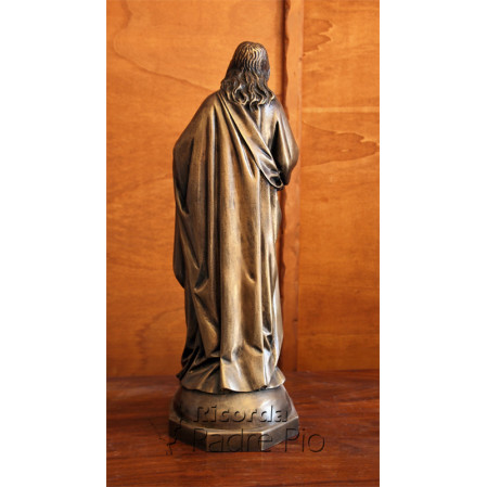 Statua Sacro Cuore di Gesù in Bronzo fuso 60cm