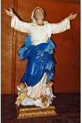 Statua Madonna della Assunta con Angeli cm 95