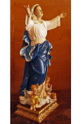 Statua Madonna della Assunta con Angeli cm 95