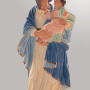 Statua Madonna con le Corone cm75