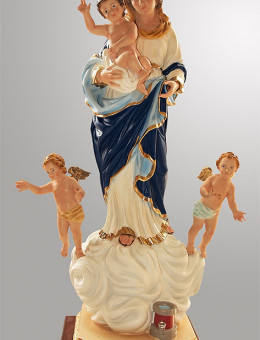 Statua Madonna del Pozzo cm 73