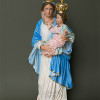 Statua Madonna con le Corone cm45