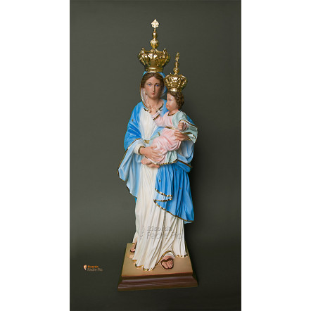 Statua Madonna con le Corone cm45