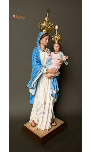 Statua Madonna con le Corone cm45