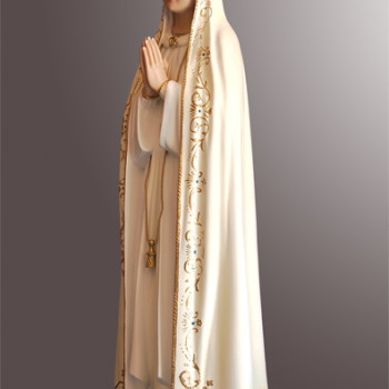 Statua Madonna di Fatima cm105