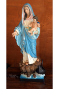 Statua Madonna dei pescatori, sulla roccia 75cm
