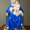 Statua Madonna seduta cm 31