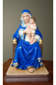 Statua Madonna seduta cm 31