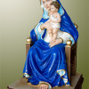 Statua Madonna seduta cm 60