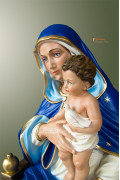 Statua Madonna seduta cm 60
