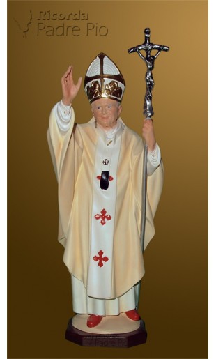 Statua Papa Giovanni Paolo II 33cm