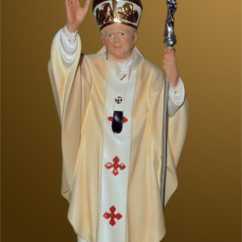 Statua Papa Giovanni Paolo II 33cm