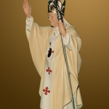 Statua Papa Giovanni Paolo II 33cm