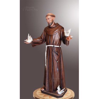 Statua San Francesco d'Assisi 140cm