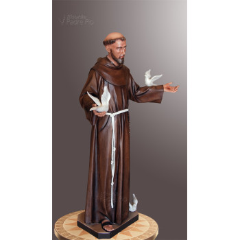 Statua San Francesco d'Assisi 140cm