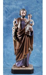 Statua San Giuseppe con Gesù bambino 180cm 