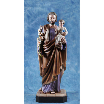 Statua San Giuseppe con Gesù bambino 180cm 