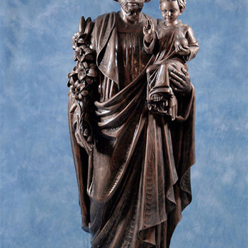 Statua San Giuseppe con Gesù bambino 180cm 