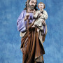 Statua San Giuseppe con Gesù bambino 85cm 