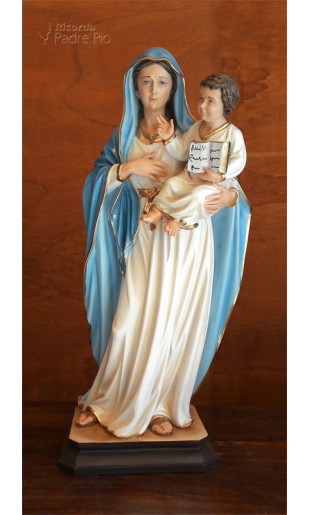 Statua Madonna con Bimbo 64cm