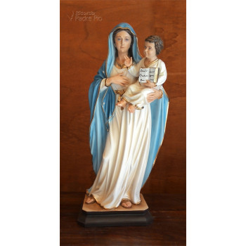 Statua Madonna con Bimbo 64cm