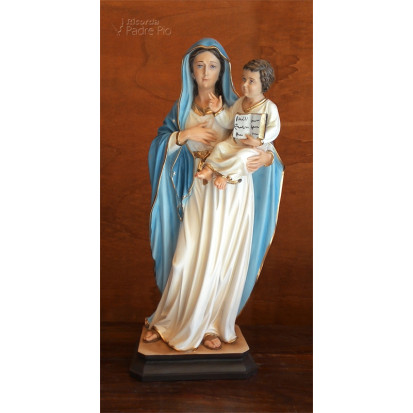 Statua Madonna con Bimbo 64cm