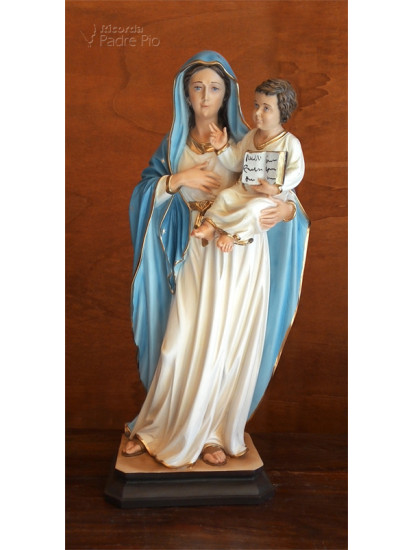 Statua Madonna con Bimbo 64cm