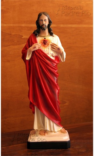 Statua Sacro Cuore di Gesù 50cm