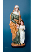 Statua Sant' Anna in resina cm30